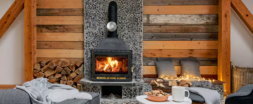 Thelin Hearth Products Direct Vent Gas Stove Fireplace Inspection in Passaic, New Jersey